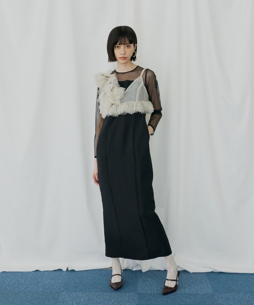 パールビスチェドレス / pearl bustier dress（ドレス）｜ANDRESD