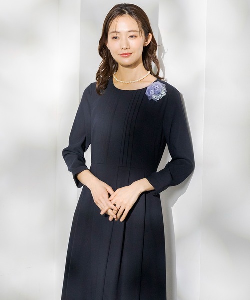 セール】≪セレモニー(卒入学式）対応 ♪≫フォーマルフレアワンピース