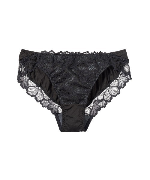 大柄のフラワーレースが贅沢なショーツ。】もりこれ脇高レーシィ