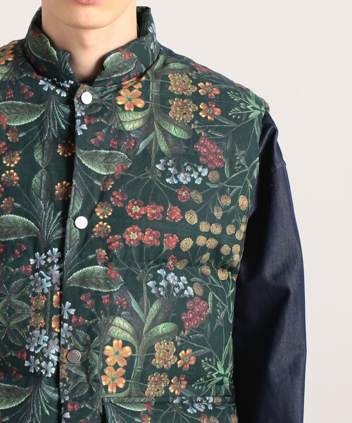 caban（キャバン）の「CABaN コットン PALERMOプリントダウンベスト