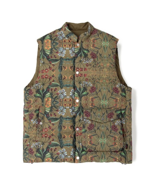 caban（キャバン）の「CABaN コットン PALERMOプリントダウンベスト