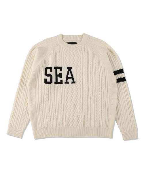 A HOOP CABLE PULLOVER（ニット/セーター）｜WIND AND SEA（ウィン