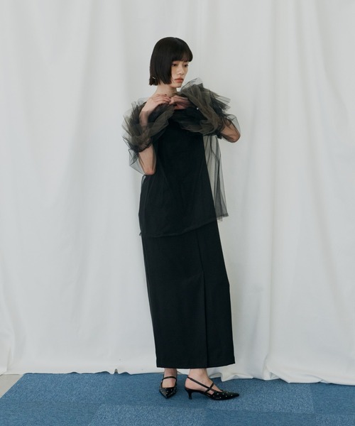 セール】ブルーミングチュールドレス / blooming tulle dress（ドレス