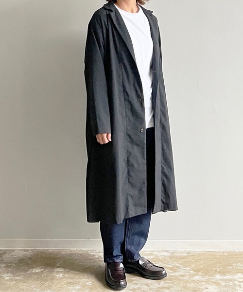 セール】HARVESTY/ハーヴェスティー T/R OVER COATトロピカルオーバー