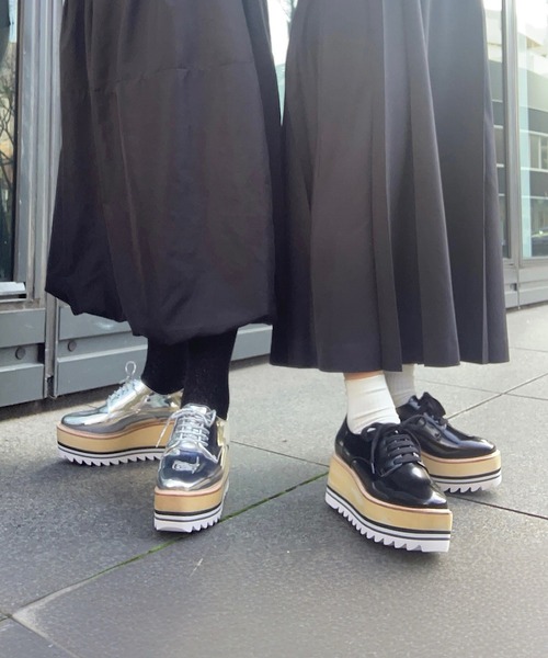 シャークソール厚底レースアップシューズ Jeffrey Campbell│Jeffrey