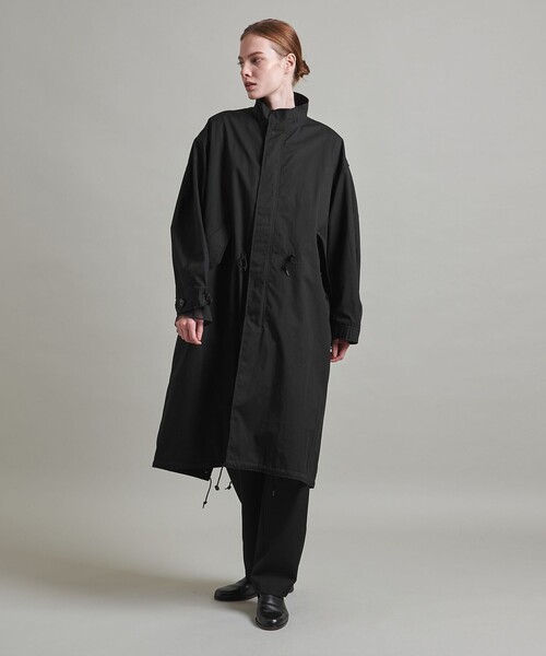 LOEFF（ロエフ）の「＜LOEFF＞OX スタンドカラー ミリタリーコート