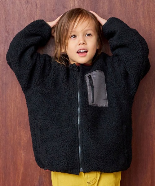 セール】ノーカラーボアジャケット（ノーカラージャケット）｜Life