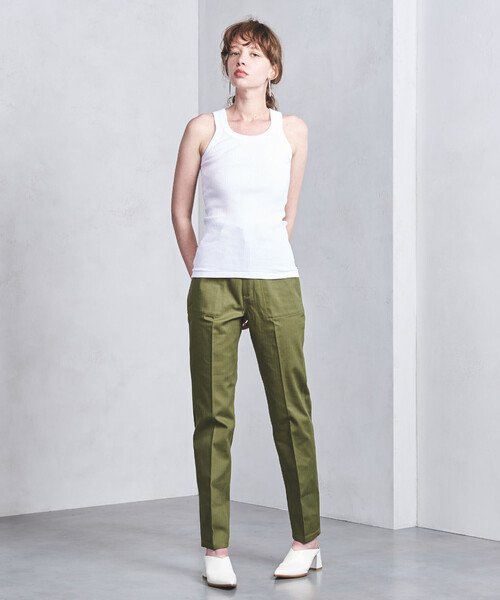 HYKE（ハイク）の「＜HYKE（ハイク）＞リブ タンクトップ