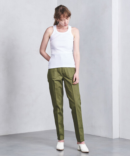 HYKE（ハイク）の「＜HYKE（ハイク）＞リブ タンクトップ