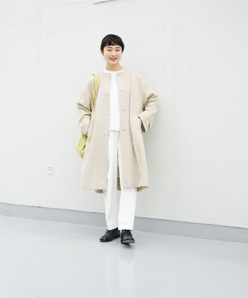 かぐれ（カグレ）の「リネンレーヨンテントコート（その他アウター