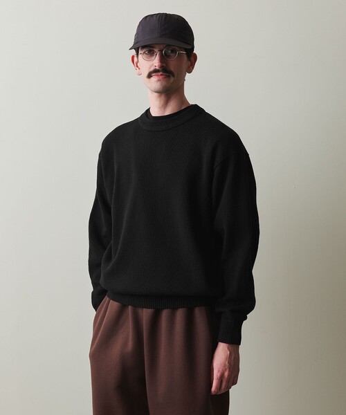crepuscule × Steven Alan＞ AZE CREW NECK KNIT/ニット（ニット