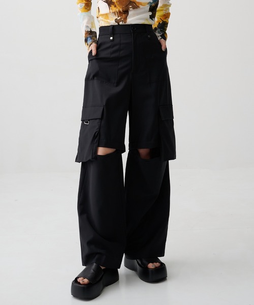 残りわずか！】コンセクティブ2WAYパンツ｜ストレッチ/春服（カーゴ