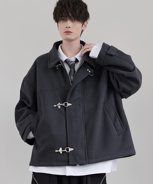 ショート丈メルトンファイヤーマンブルゾン（ブルゾン）｜LILL（リル