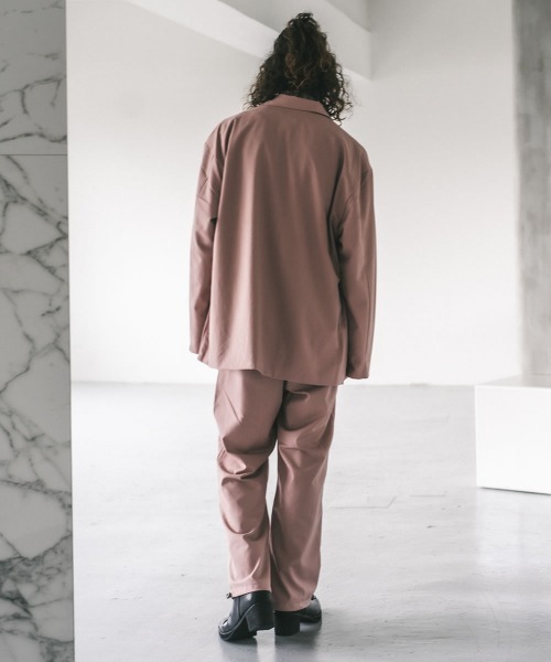 セール】ニュアンスカラーダブルセットアップ オーバーサイズ