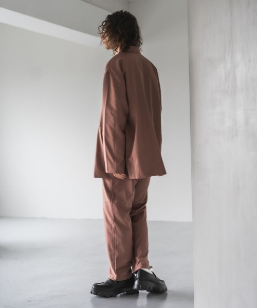 セール】ニュアンスカラーダブルセットアップ オーバーサイズ