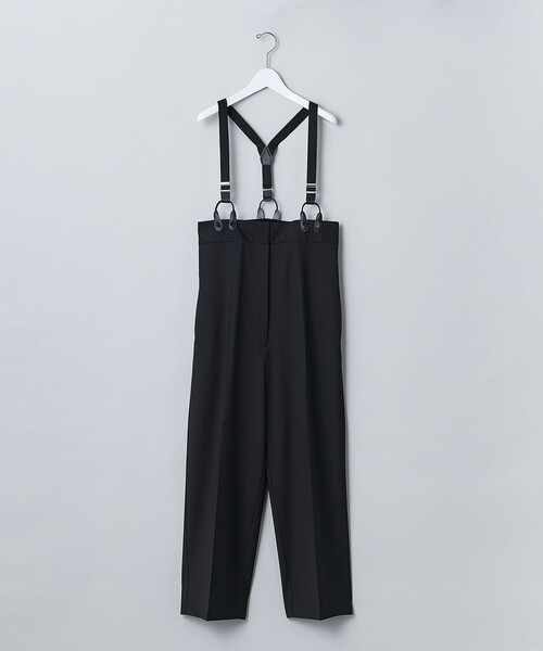 H＞トロピカルハイウエストサスペンダーパンツ（スラックス）｜H