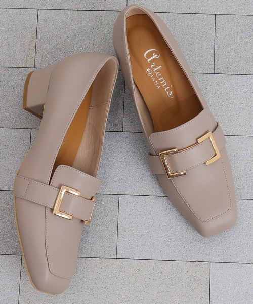 バックル付きヒールローファー（ローファー）｜artemis by DIANA