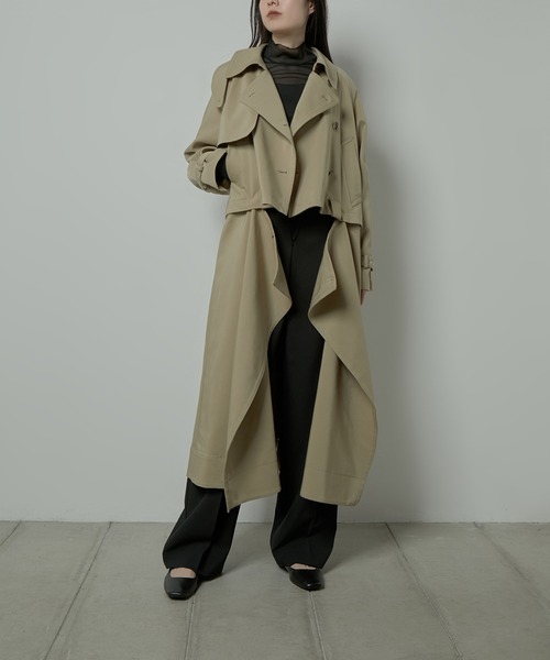 LE CIEL BLEU（ルシェルブルー）の「デタッチャブルトレンチコート