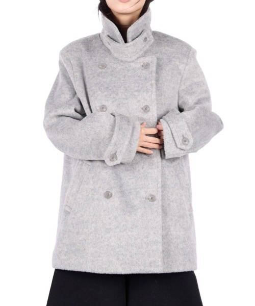 セール】ダブルブレストメルトンジャケット（ピーコート）｜FAVORITO