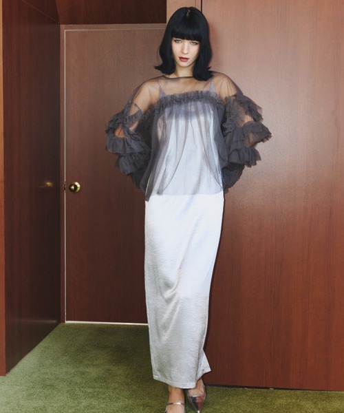 デコラティブチュールトップス / decorative tulle tops（ドレス