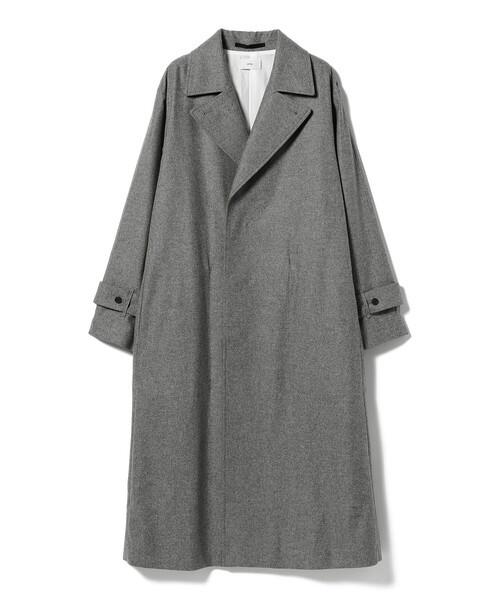 ATON（エイトン）の「ATON / メリノ カレッジ フランネルレール コート