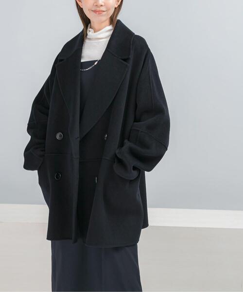 セール】『一部別注カラー』YENN DOUBLE FACE PEA COAT（ピーコート