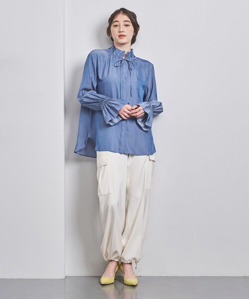 UNITED ARROWS（ユナイテッドアローズ）の「シャンブレー フリルカラー