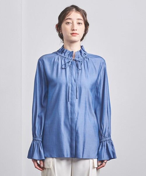 UNITED ARROWS（ユナイテッドアローズ）の「シャンブレー フリルカラー