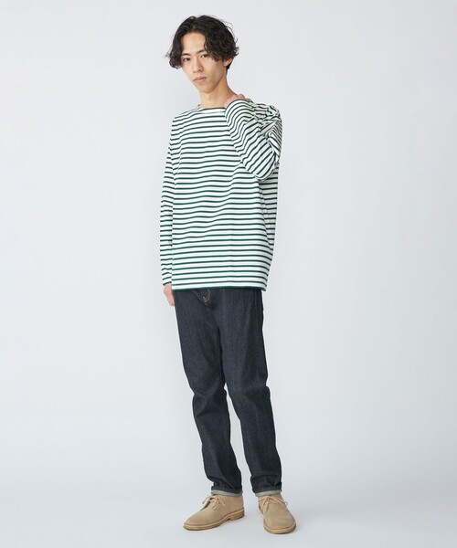 SHIPS（シップス）の「SHIPS: バスク ボーダー Tシャツ (ロンT)（T