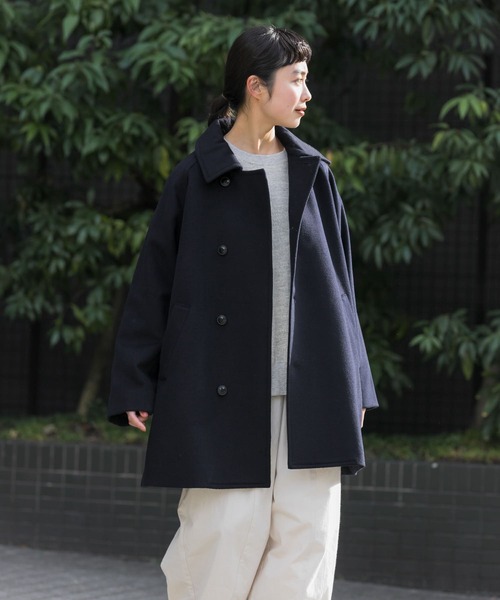 かぐれ（カグレ）の「ウールシングルPコート（ピーコート）」 - WEAR