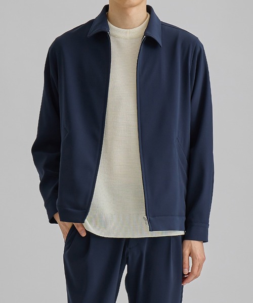 STUDIOUS × UNITED TOKYO】DOUBLE CLOTH ZIP BLOUSON｜ウォッシャブル