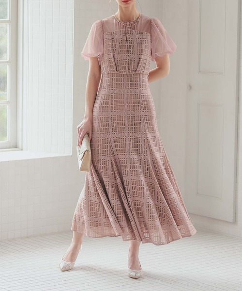 Dorry Doll（ドリードール）の「ビスチェ風ツイードマーメイドドレス