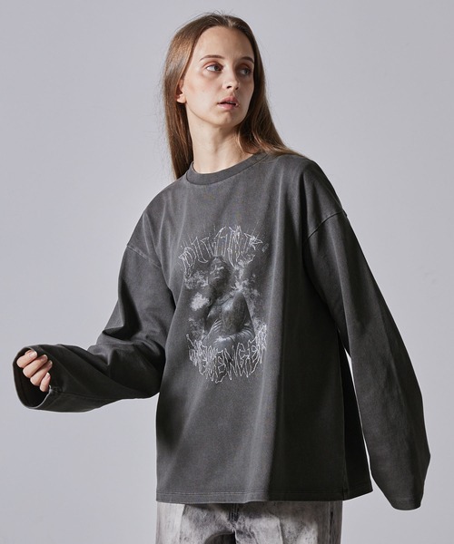 CLEL】Heavy Weight Vintage Design Print T-shirt/ヘビーウェイト