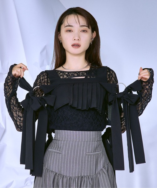 Ribbon noir 2way プリーツメロウハーネス（ベルト）｜Ezick（エジック