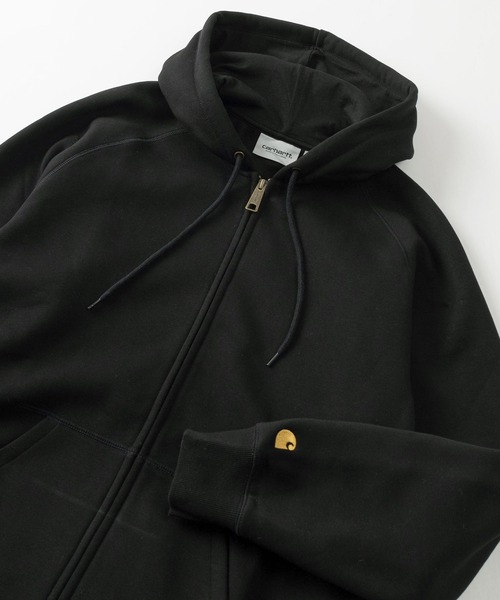 Carhartt/カーハート】ワンポイント ブランドロゴ刺繍 ジップパーカー