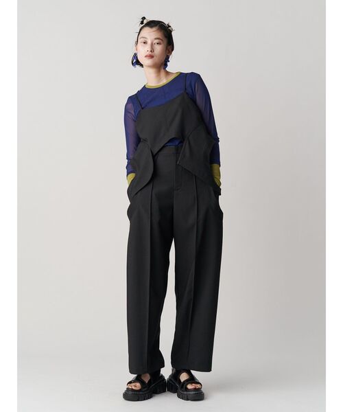 セール】WAVE LINE SHEER TOP / ウェーブラインシアートップ（Tシャツ