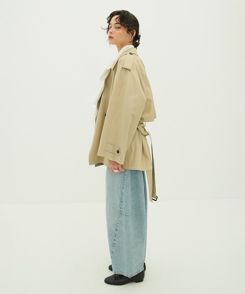 COCOON BULKY DENIM PANTS（デニムパンツ）｜CLANE（クラネ）の