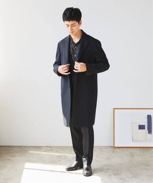 ウール ギャバジン チェスター コート（チェスターコート）｜EDIFICE