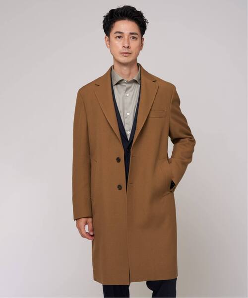 ウール ギャバジン チェスター コート（チェスターコート）｜EDIFICE