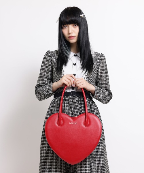 MILK（ミルク）の「ハート バッグ（ハンドバッグ）」 - WEAR