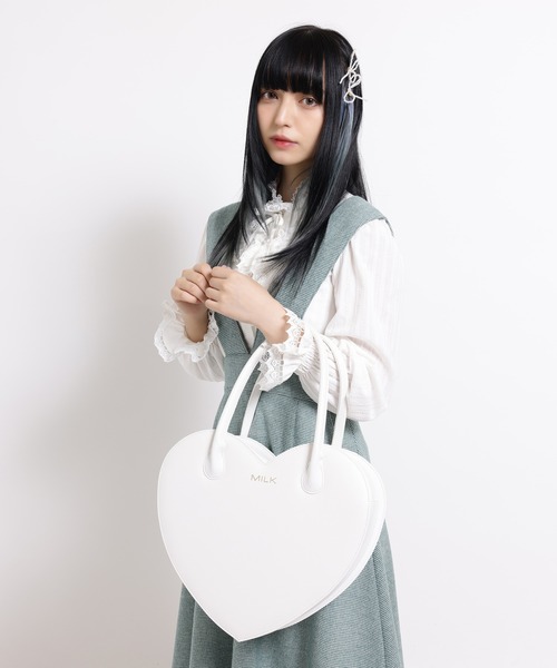 MILK（ミルク）の「ハート バッグ（ハンドバッグ）」 - WEAR