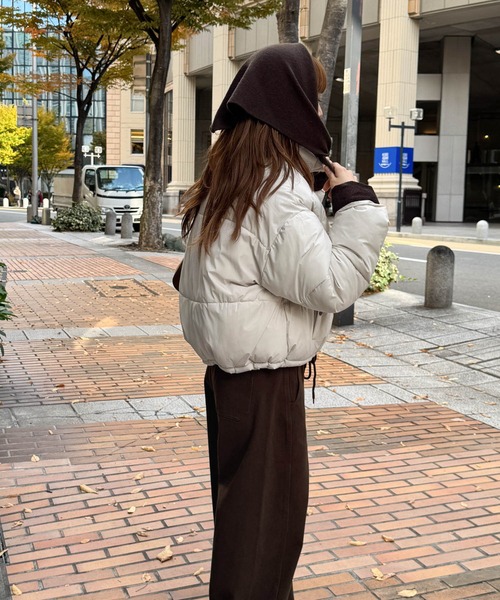 CANAL JEAN（キャナルジーン）の「Lakey Park 配色パファーショート