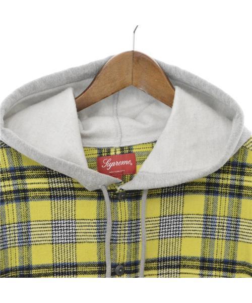 ブランド古着】フード付きパーカーチェックシャツ（シャツ/ブラウス