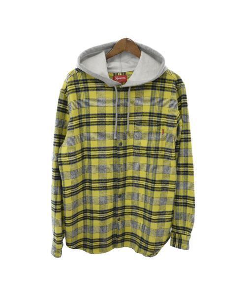 ブランド古着】フード付きパーカーチェックシャツ（シャツ/ブラウス