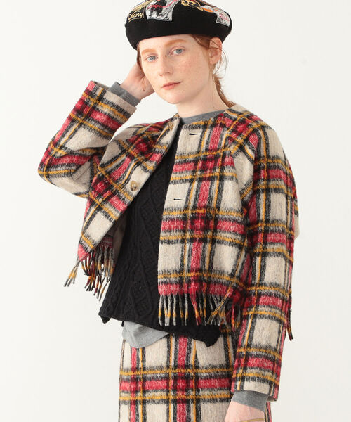 BEAMS BOY（ビームスボーイ）の「BEAMS BOY / フリンジ デタッチカラー