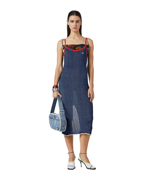 DIESEL（ディーゼル）の「レディース リブドレス キャミソール