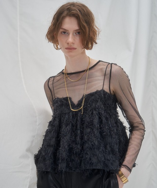 MECRE（メクル）の「ジャガードキャミソール（キャミソール）」 - WEAR