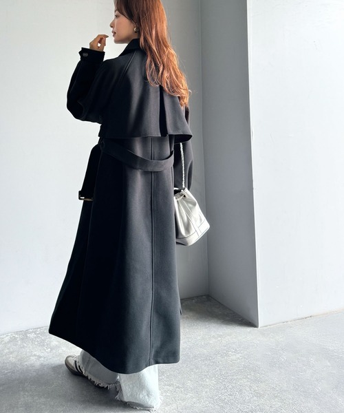 セール】360度上品魅せ。2way スタンドカラー ボリュームスリーブ