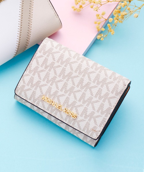 セール】JET SET TRAVEL コンパクト ウォレット ミディアム - MK