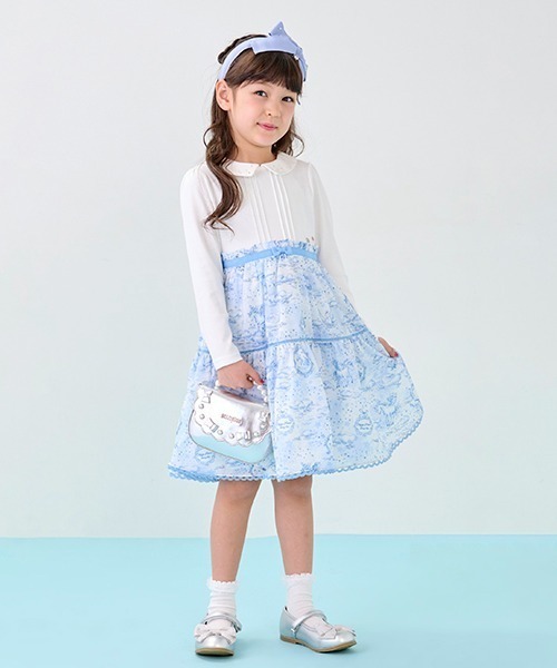 セール】星空柄ドッキングワンピース（ワンピース）｜mezzo piano